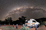 Camping below the milky way - I'm enjoying one of the most beautiful starry skies of the world