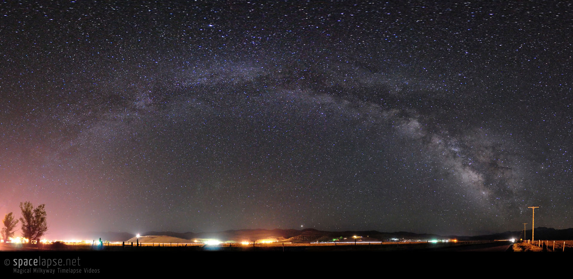 Protecting Earth - The milkyway is protecting the earth, near Bodie, USA