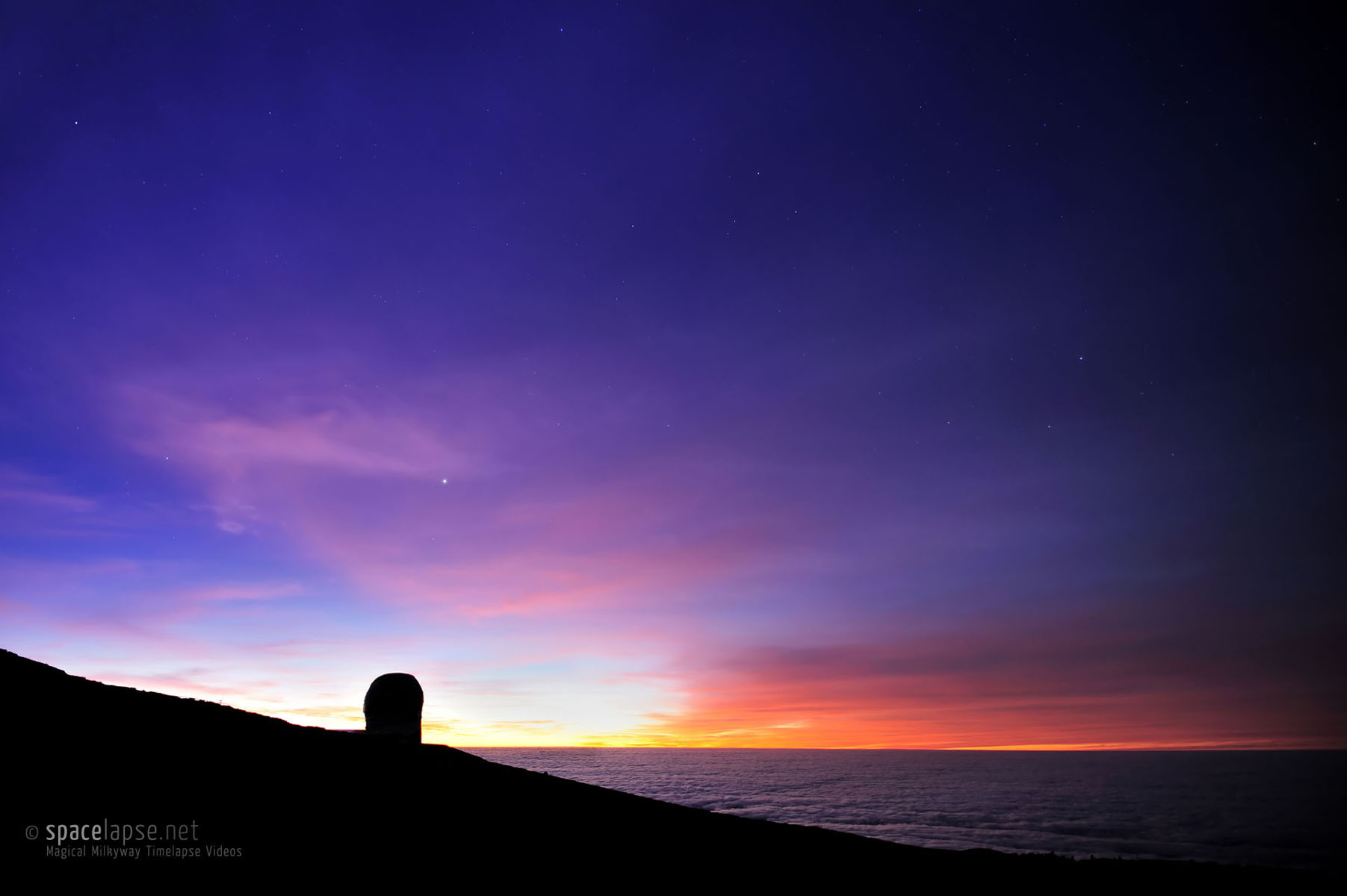 Rising Stars - In front of the Gran Telescopio Canarias, La Palma