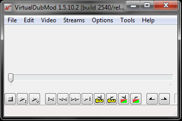 Virtual Dub Mod Bedienoberfläche