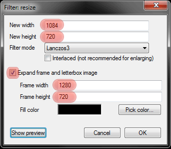 Virtual Dub Mod user interface